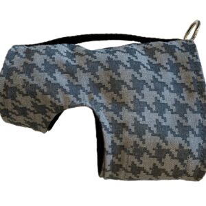 Blue Houndstooth Wrap - Stylish Dog Harness For Dog