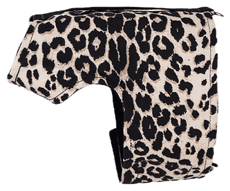 Leopard / Black Dog Harness - Classic Wrap