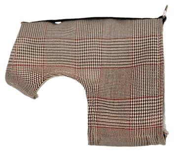 Classic Brown Plaid Dog Harness – Padded Secure Wrap