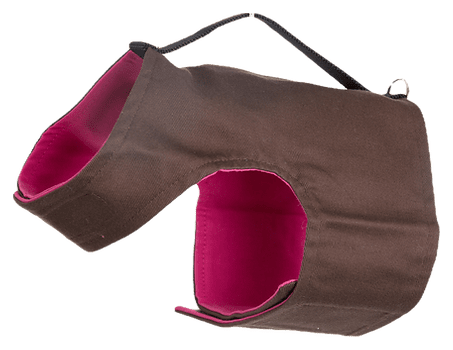 Bubblegum Brown Dog Harness - Choke Free Wrap