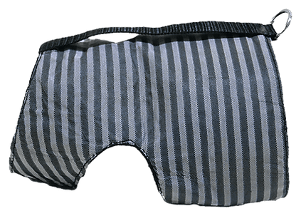 Classic Black Denim Dog Harness – Safety Wrap