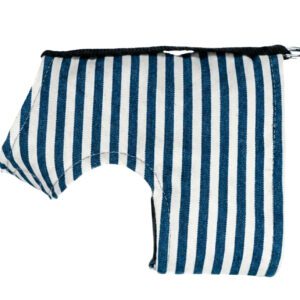 Breton Stripe Dog Harness Wrap