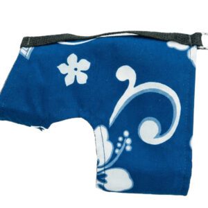 Blue Hawaiian Dog Harness Wrap