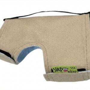 Khaki Baby Blue Dog Harness Wrap