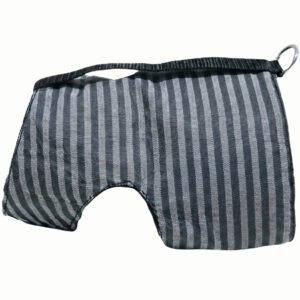 Classic Black Denim Dog Harness Wrap