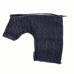 Classic Navy Striped Dog Harness Wrap