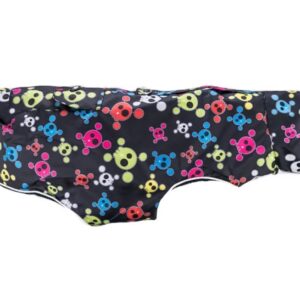 Tech Skull Pattern Dog Coat