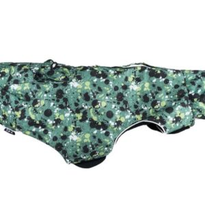 Tech Pollock Green Dog Coat
