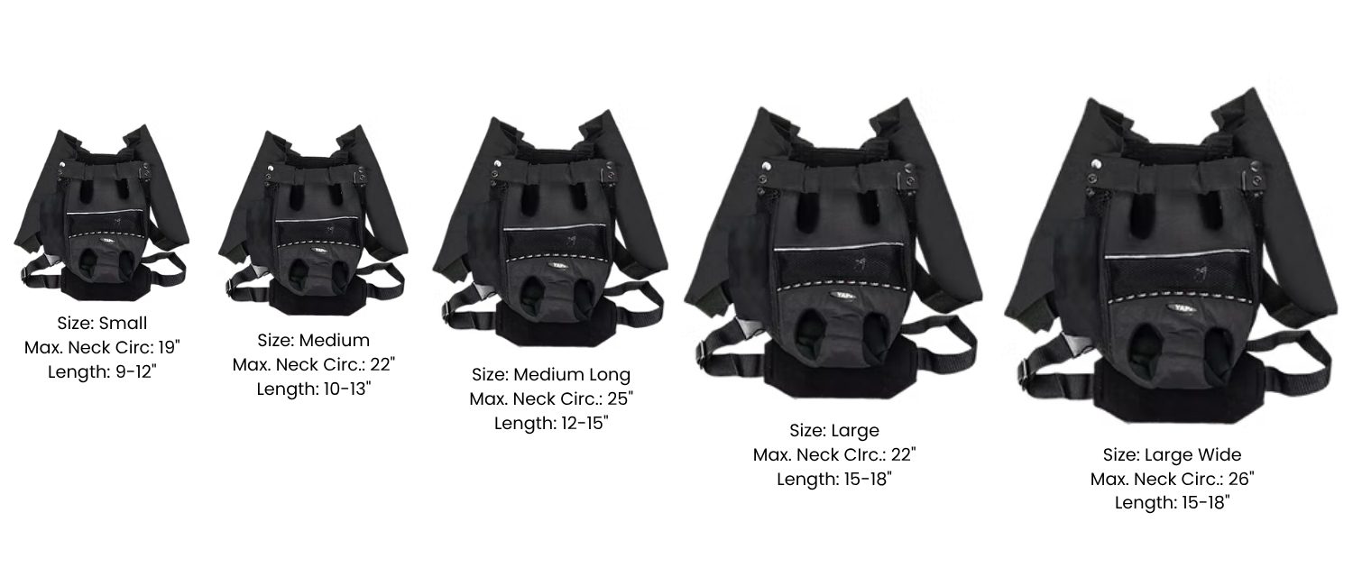Yap Sak® Secure Dog Carrier for Small Dogs Up to 30 lbs 8 Yap Sak Dog Carrier Size chart