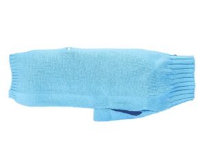 Cashmere Blend Sky Blue Dog Sweater