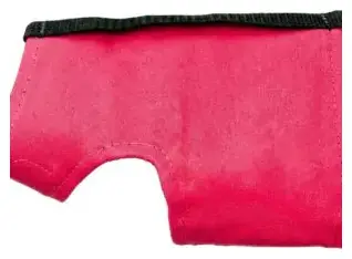 Hot Pink /Black Dog Harness Choke Free Wrap
