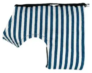 Breton Stripe Dog Harness - Nautical Style Classic Wrap
