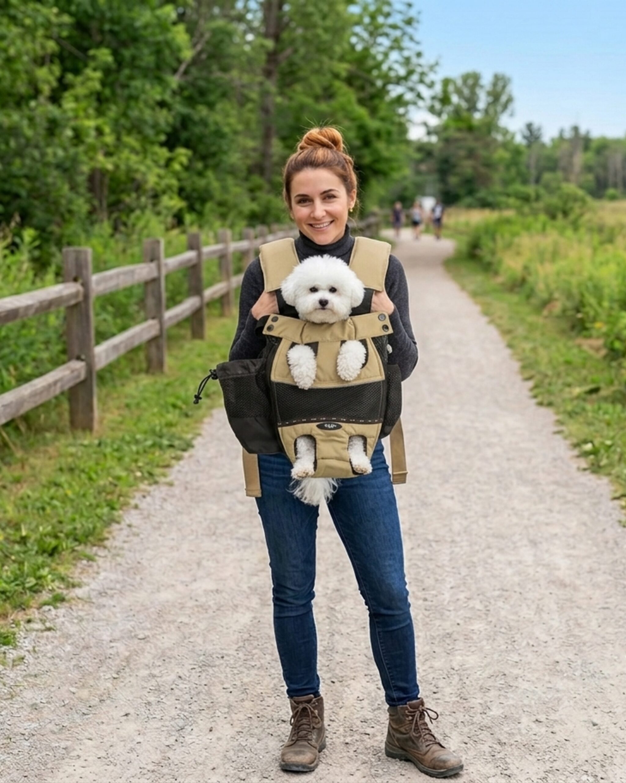 Yap Sak dog carrier practical construction for travel hiking everyday use