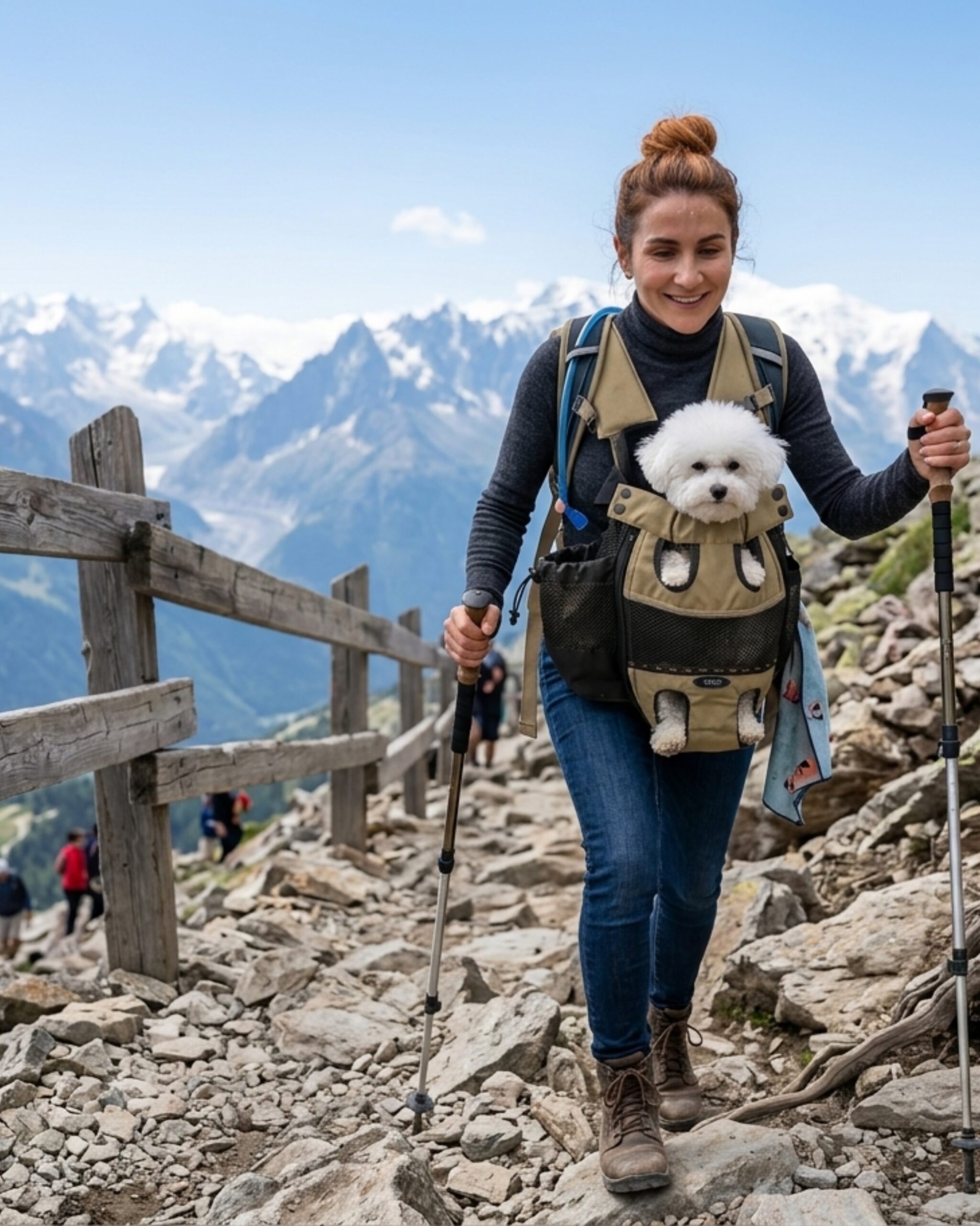 Yap Sak dog carrier engineered load distribution and balance technology
